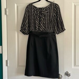 Trina Turk dress 12 lovely silk blouse with pencil skirt